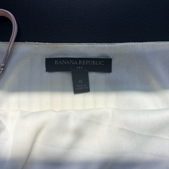 Womens Banana Republic Pleated Geometric Print Midi Dress Size 0 - Picture 6 of 7